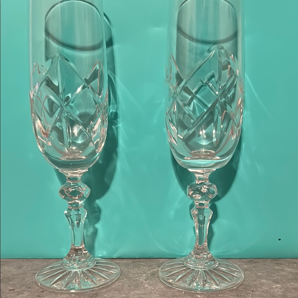 Crystal Champagne Flutes